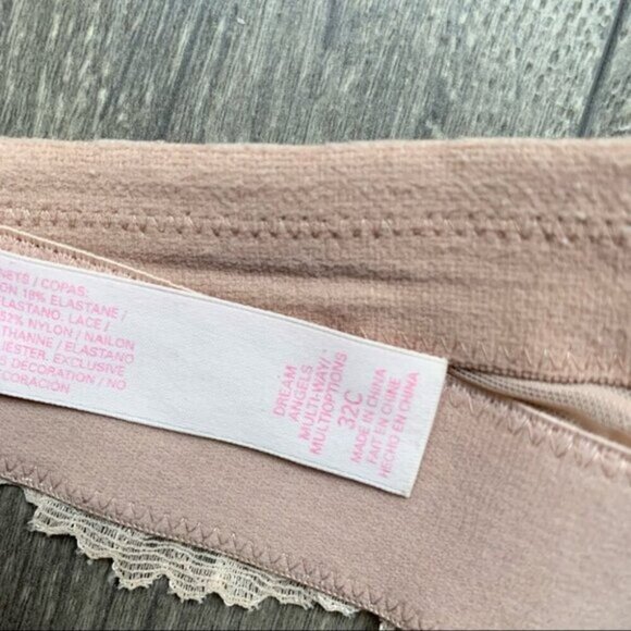 Victoria’s Secret Dream Angels Multi Way Bra Nude Strapless Size 32C - Picture 8 of 13